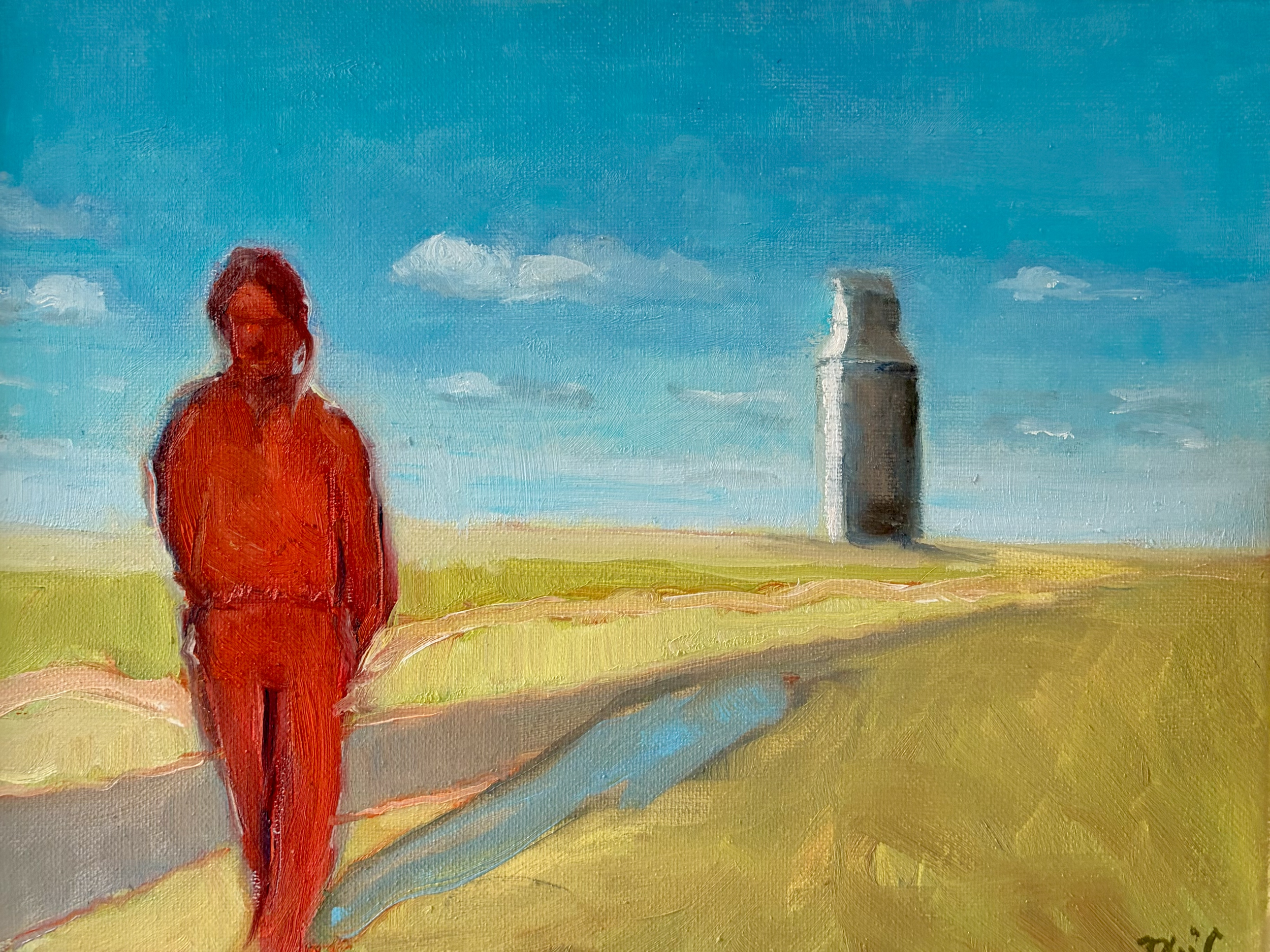 Bred in the Bone, 9x12, oil on canvas, framed, $350