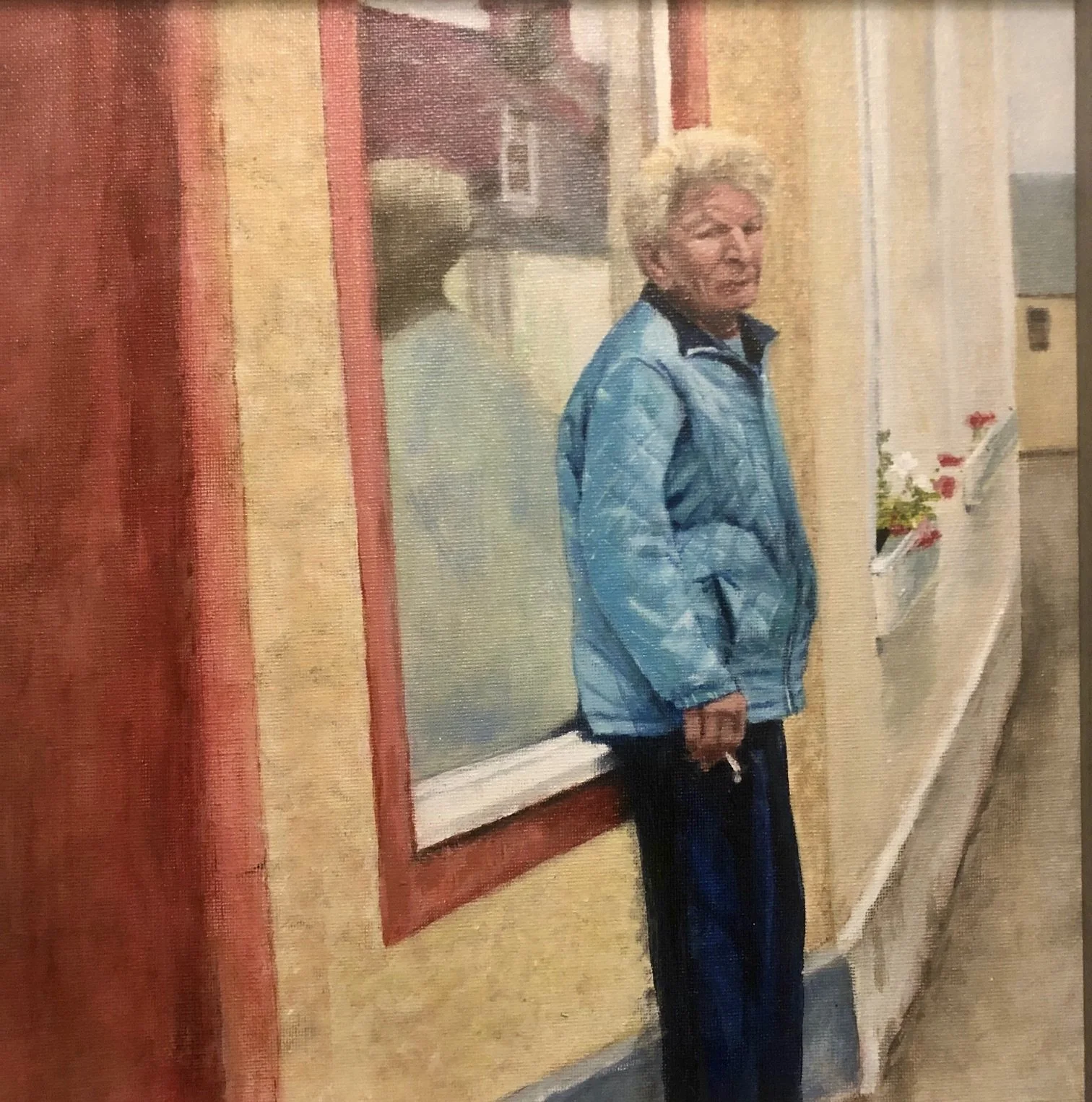 Skyle Lady, 12x12, oil on panel, framed $500