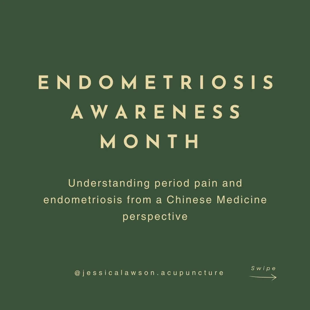 March is Endometriosis Awareness Month 💛
Endometriosis is complex and it&rsquo;s deeply individual.
In Chinese Medicine, we don&rsquo;t just ask where it hurts, we look at stress, digestion, sleep, and the broader pattern behind your pain. 

If you 
