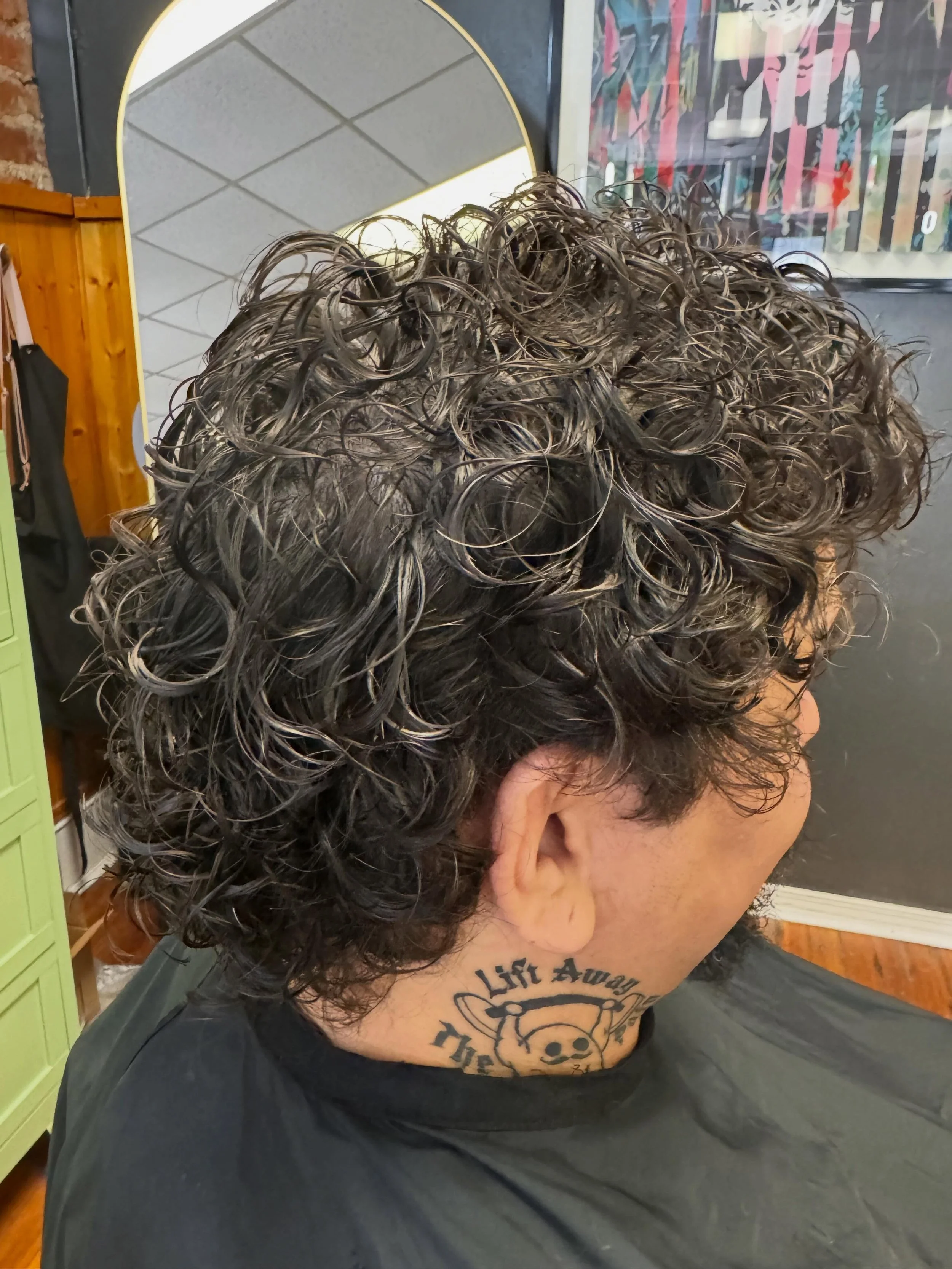 Respectfully&hellip; this perm changed his entire aura 😂🔥

Fresh new cut + natural texture for an easy style with way more movement and volume.

#hairbyginao #salemvahair #roanokestylist
