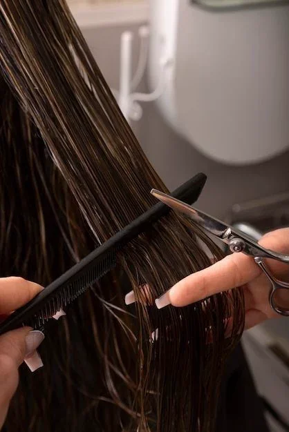 Precision haircut service at Hair by Gina.O in Salem, Virginia.