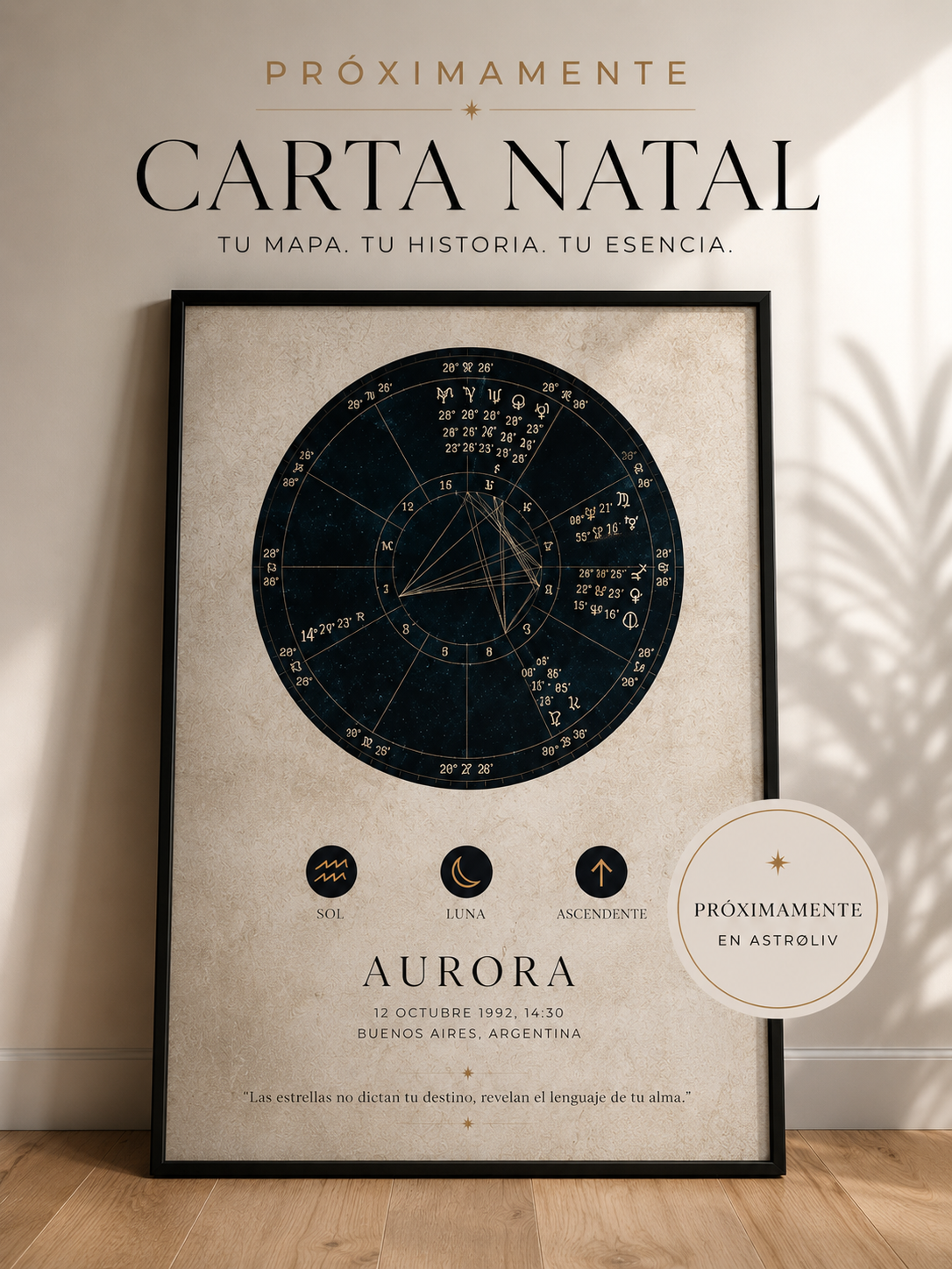 Carta Natal AstrOLiv — Edición Personalizada