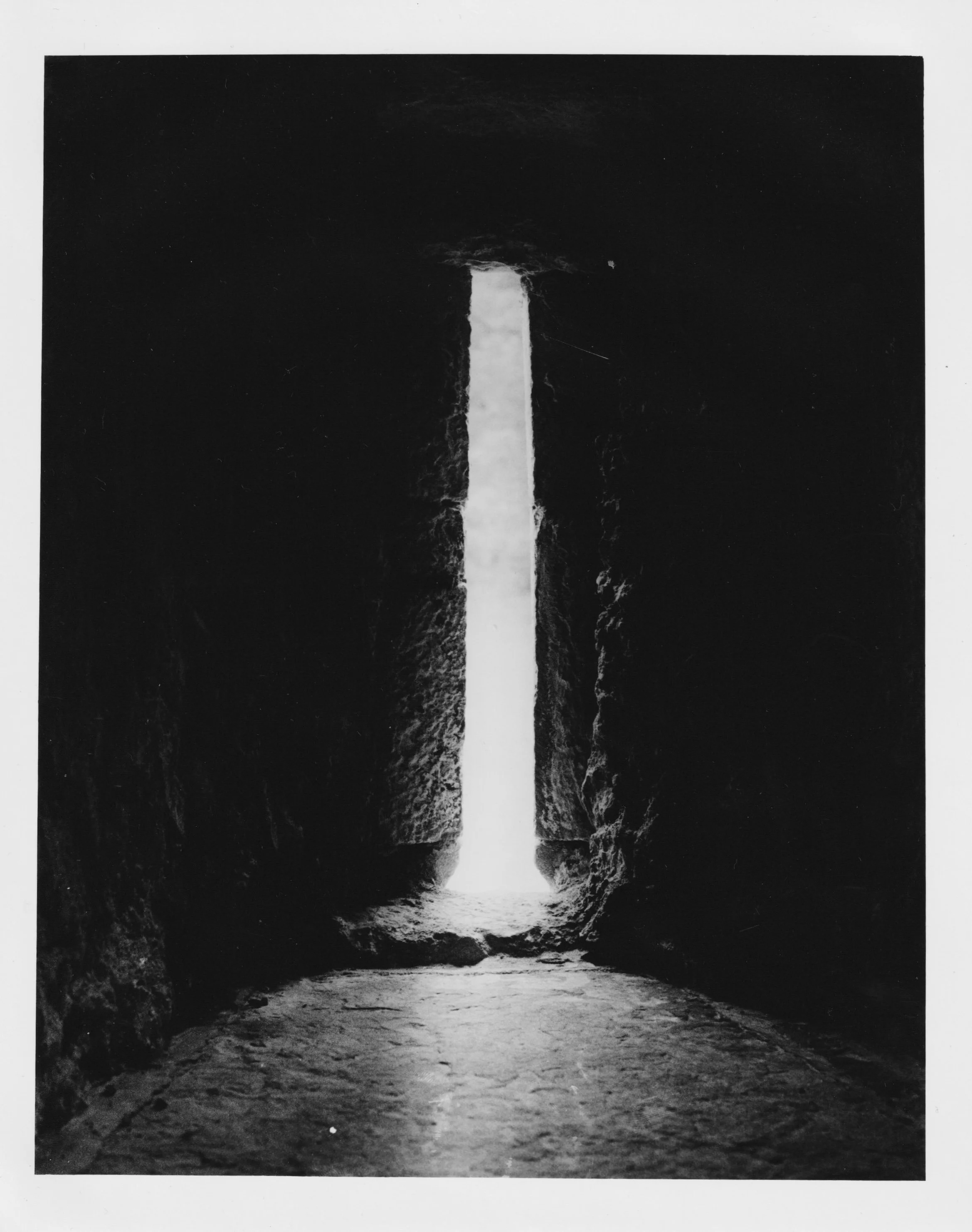 Newtown Castle: Through Windows I. 2025. Darkroom print. 10 x 8 in.