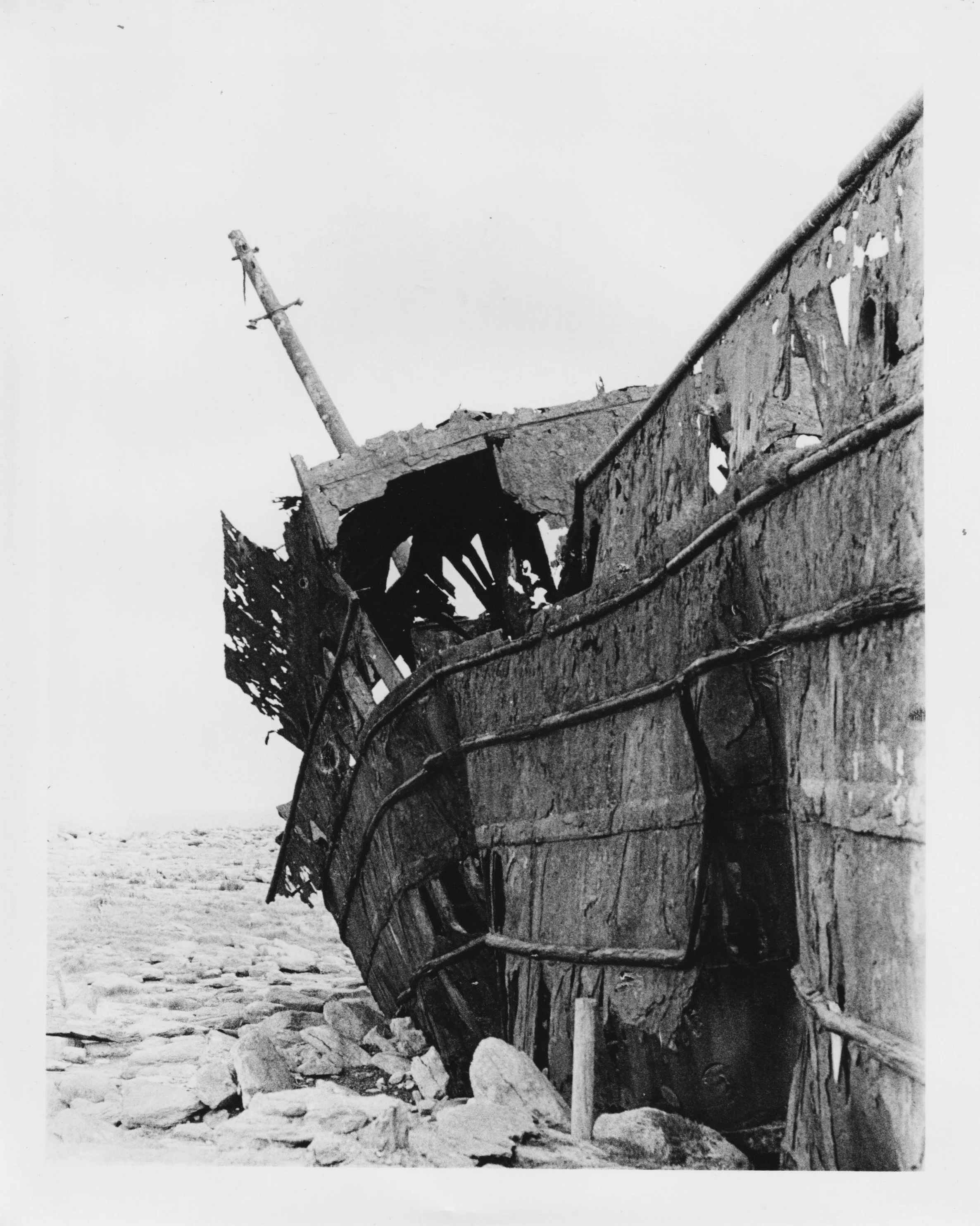 Plassey Ship: Past. 2025. Darkroom print. 10 x 8 in.