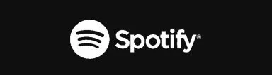Spotify logo on a black background