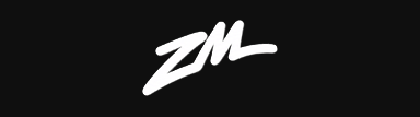 White signature-style text on a black background.