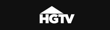 HGTV logo on a black background