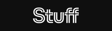 The word 'Stuff' written in stylized white font on a black background.