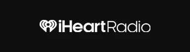 iHeartRadio logo on a black background