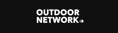Outdoor Network logo with white text on a black background.