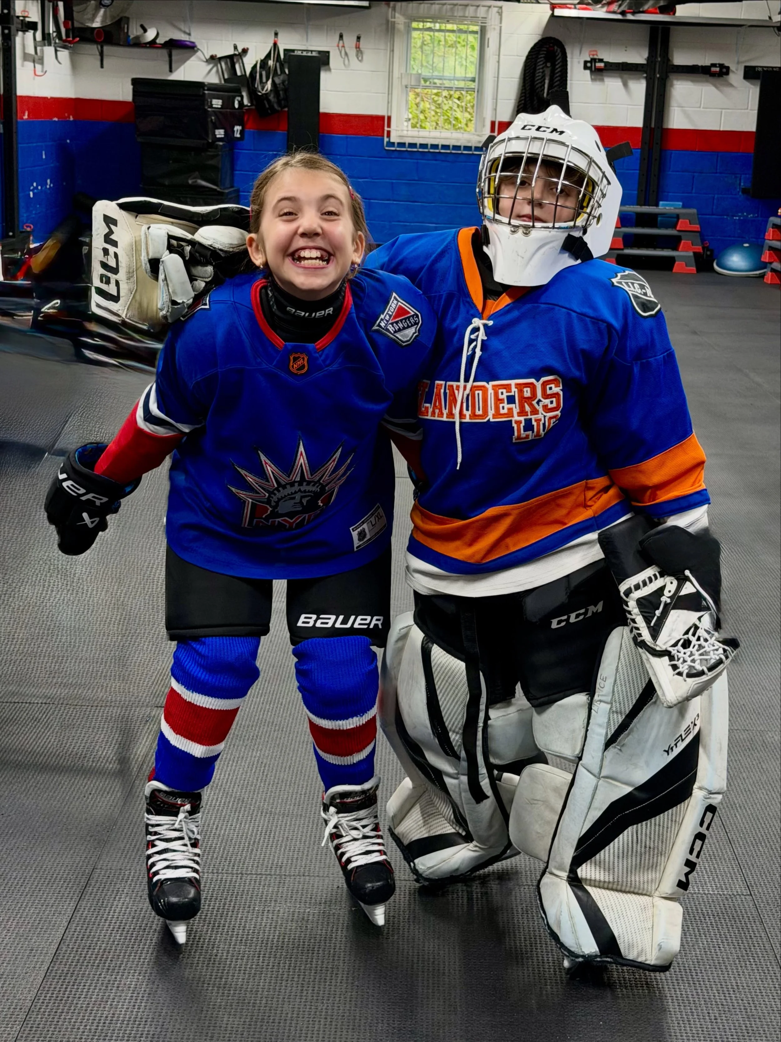 Starting the week off right at LIC Ice #lic_ice #youthhockey #hockey4kids #nychockey #hockeyclub