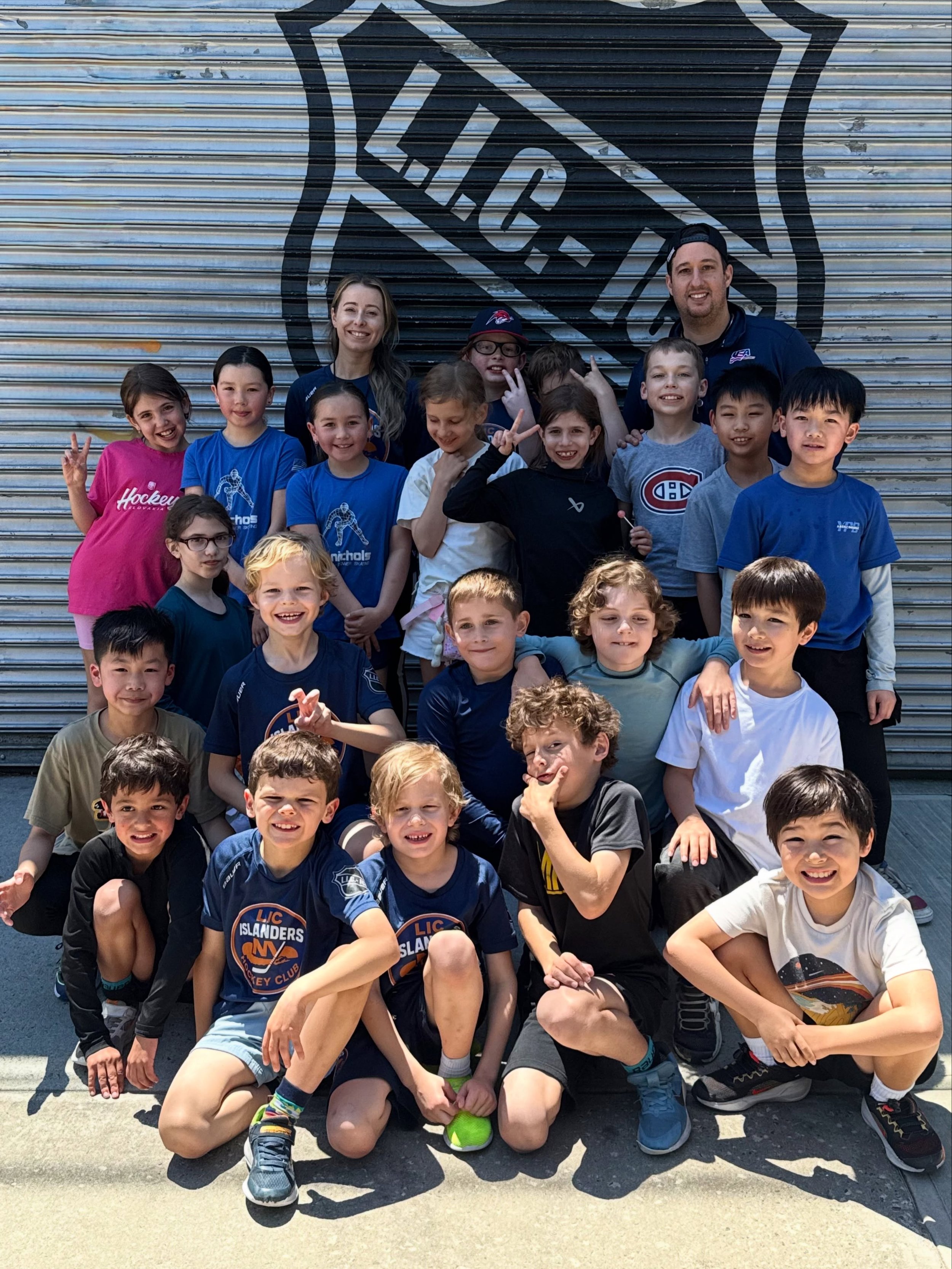 Swipe to see our silly faces after today&rsquo;s camp! #lic_ice #youthhockey #hockey4kids #summercamp #nychockey