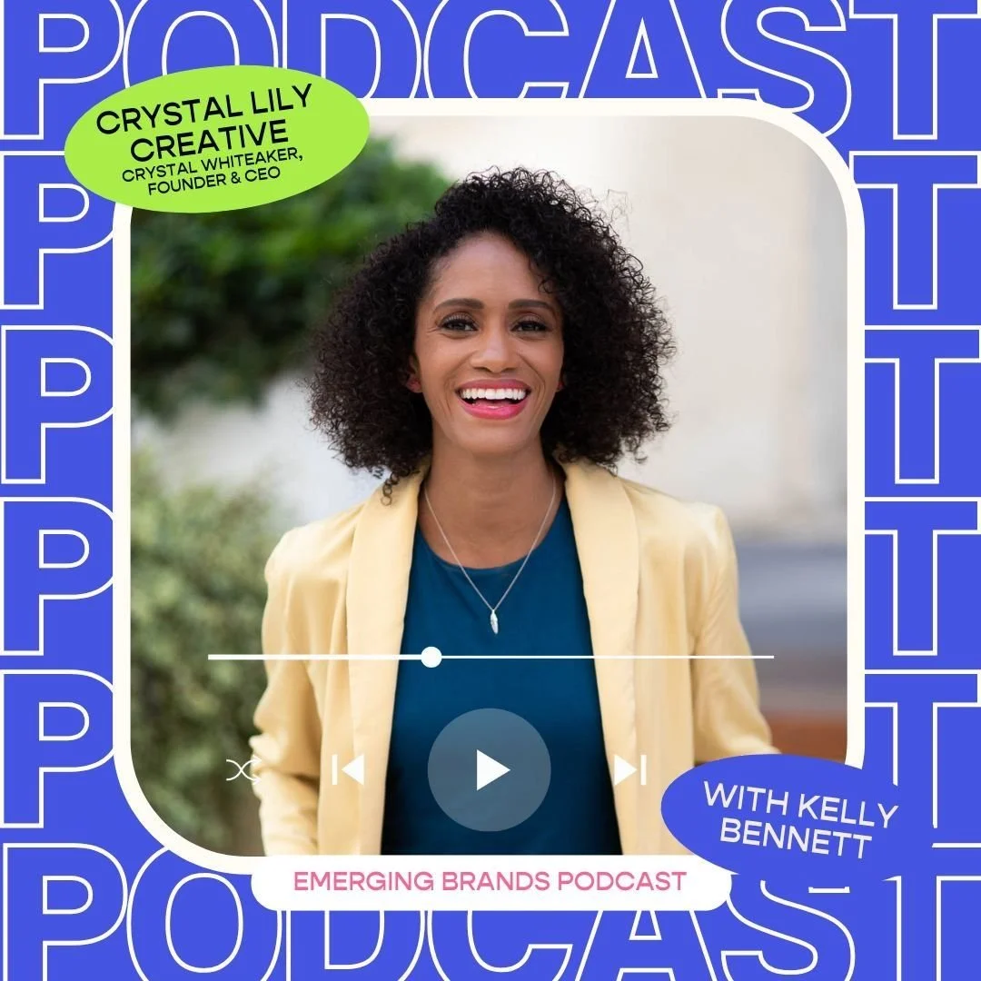 Graphic for Emerging Brands podcast