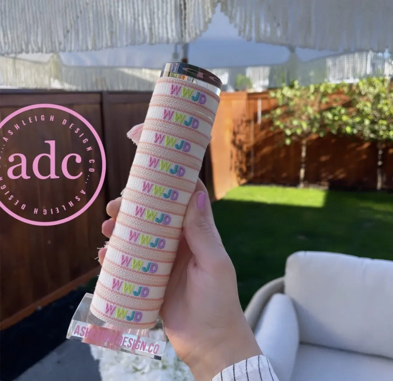 WWJD Woven Canvas Bracelet (Kids)