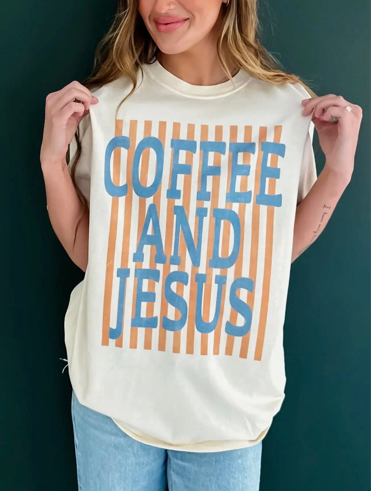 Coffee and Jesus Graphic Tee