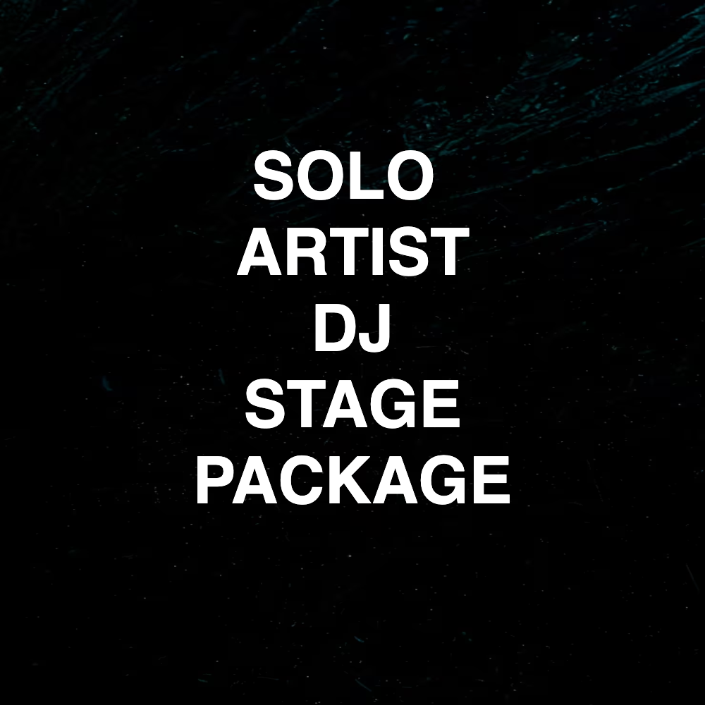 Solo Artist/DJ Package