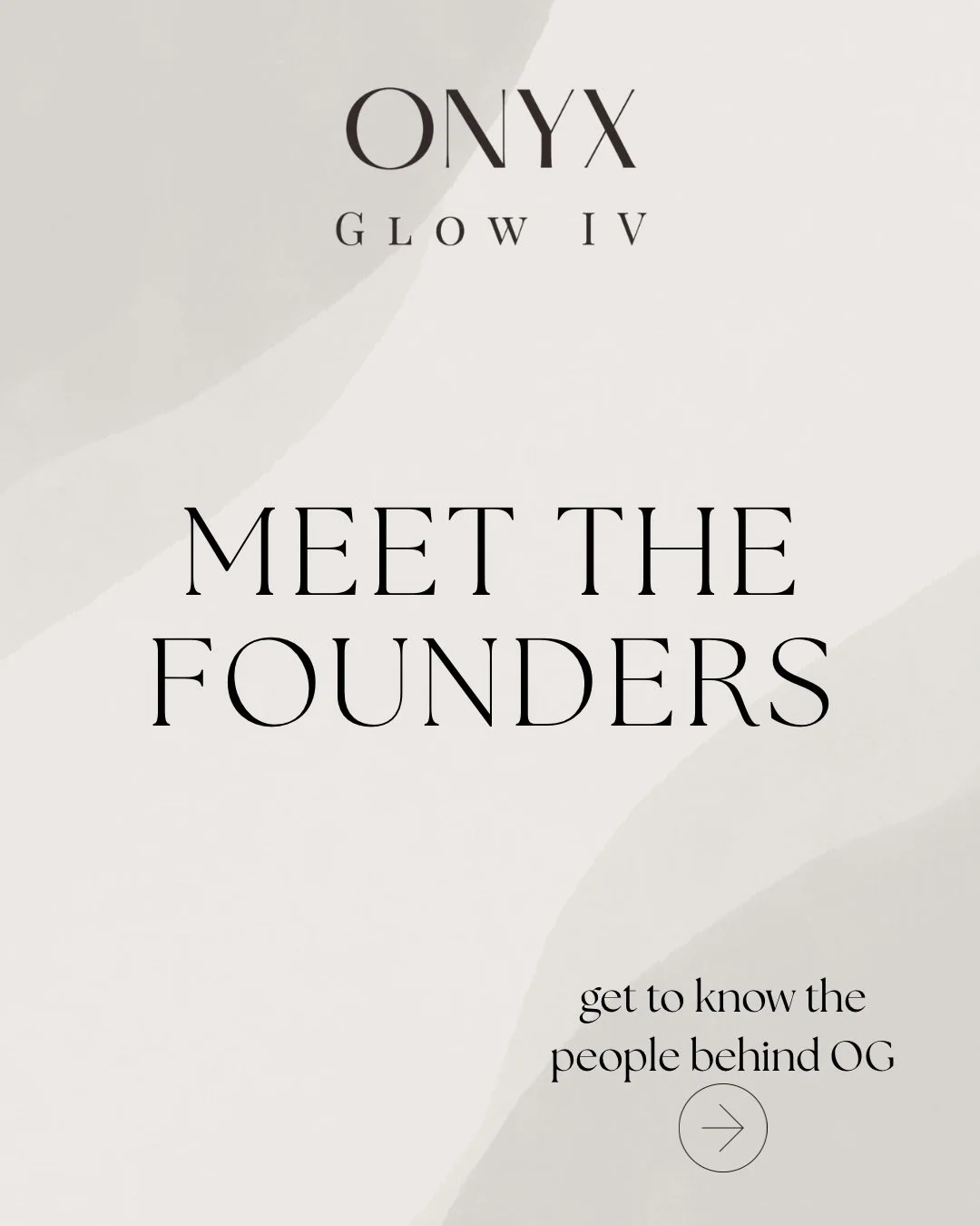 Every brand has a story, and we thought it was finally time to share ours. 🤍

Onyx Glow IV was built from a shared passion for helping people feel their best and creating experiences that feel thoughtful, personal, and welcoming.

What started as an