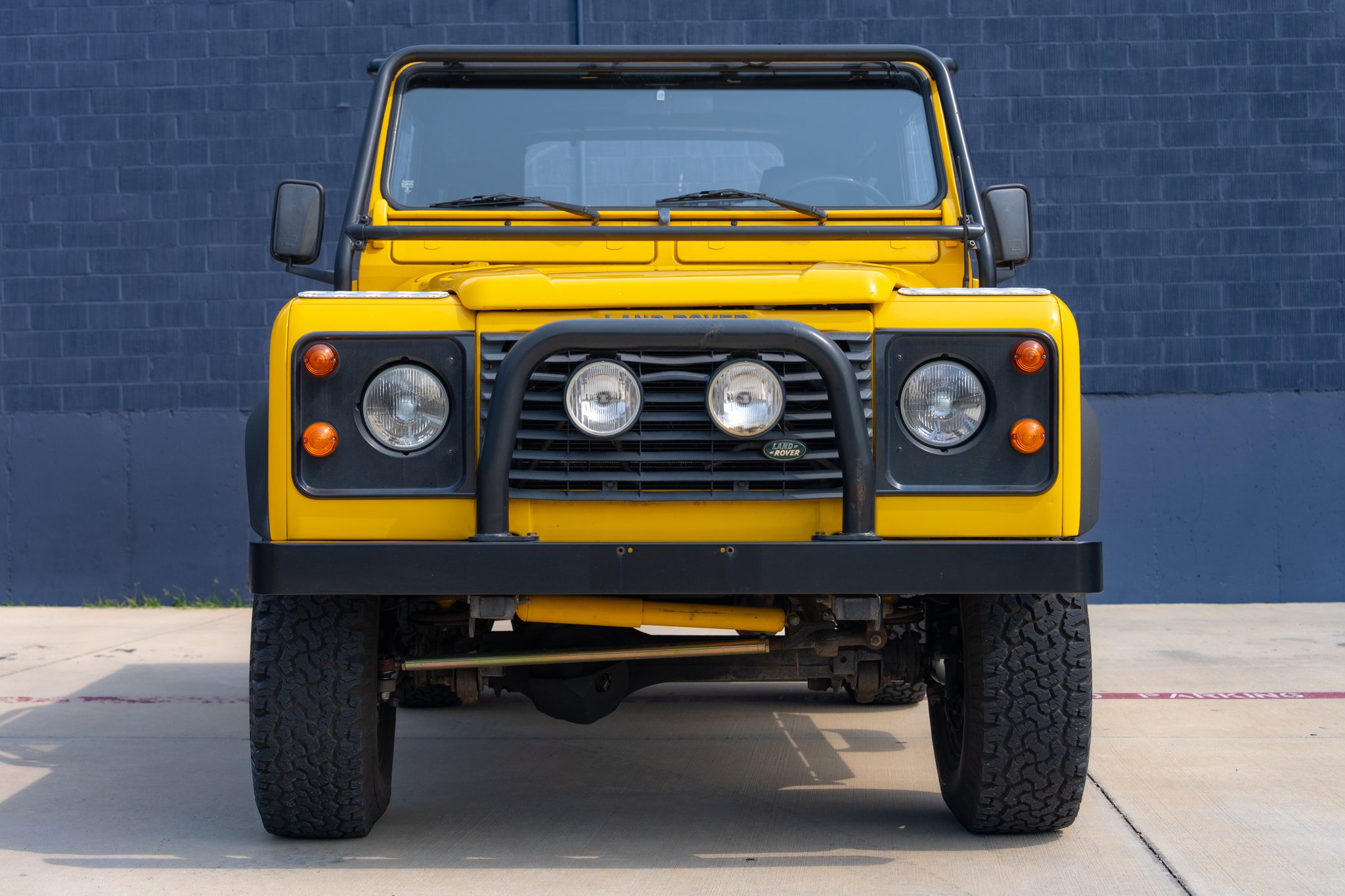 Land Rover Defender photographed for sale on Bring a Trailer