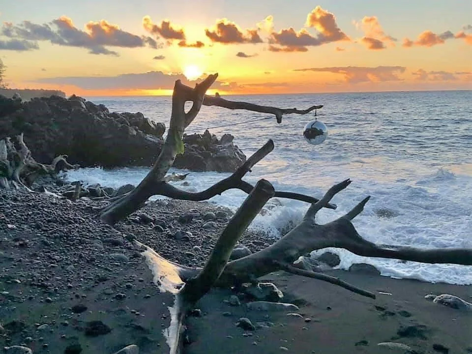 Local Black Sand Beach