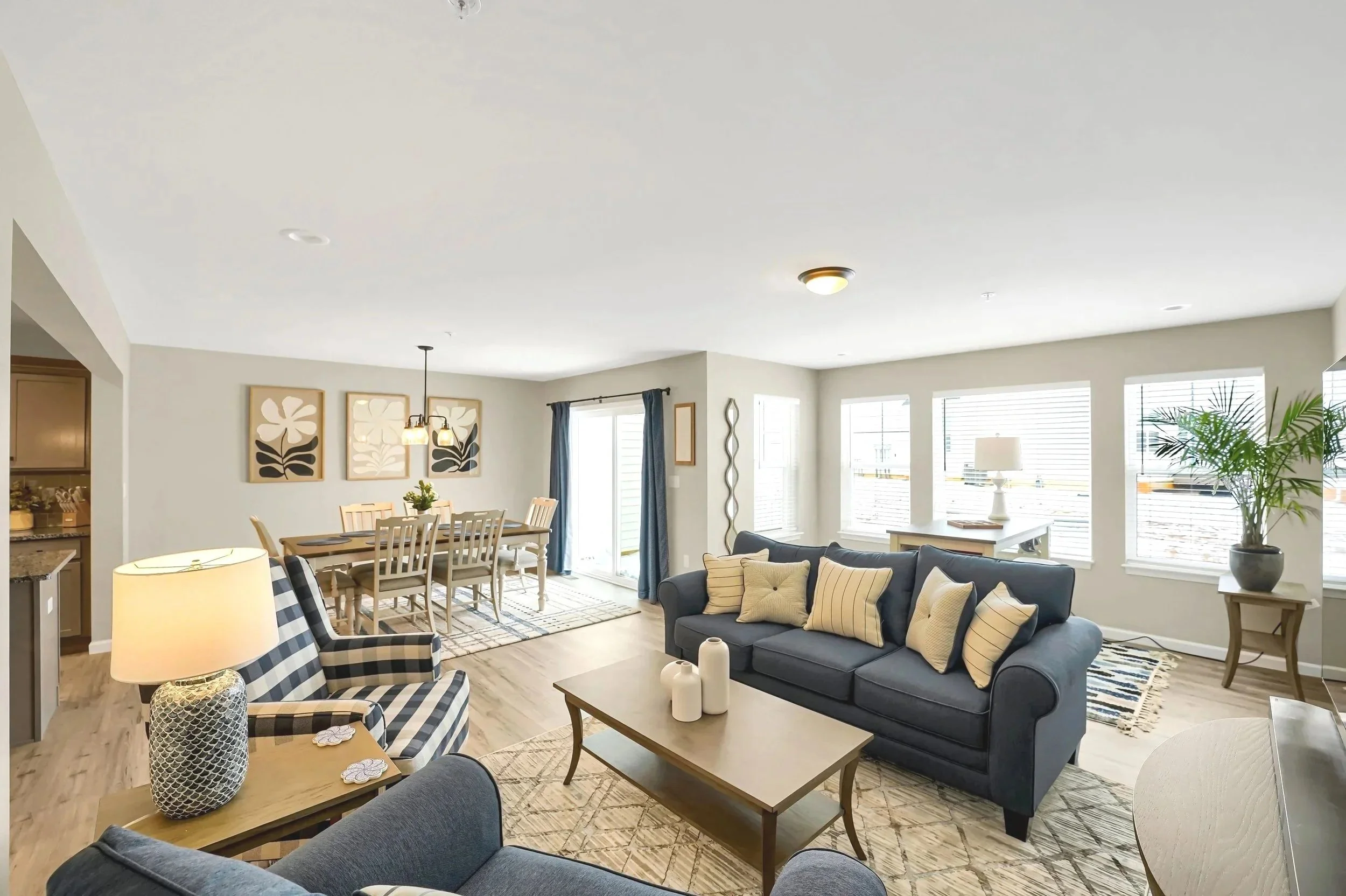 Allen street's spacious living area