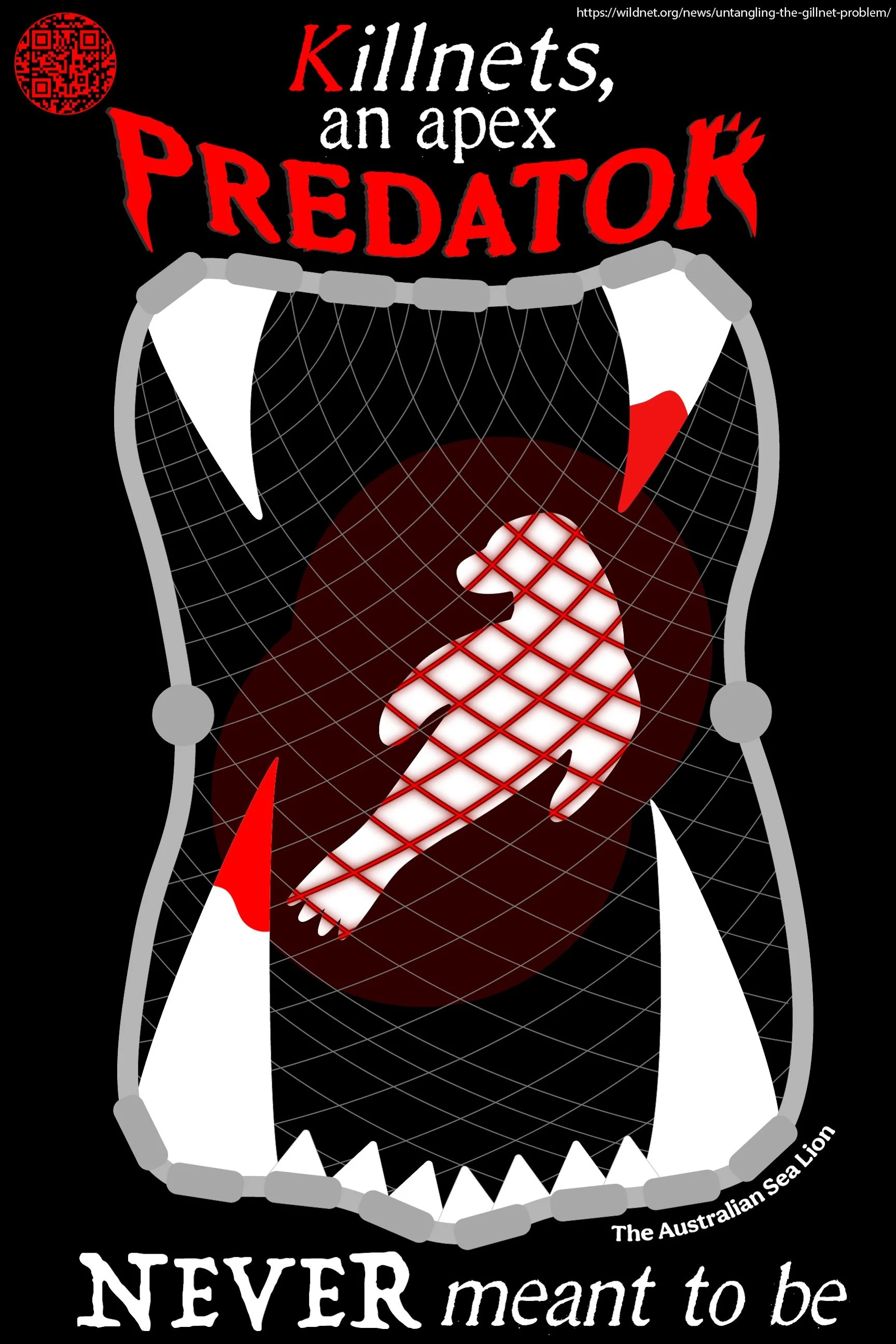 Killnets. 2026, Adobe illustrator, Epson Inkjet Print , 36” x 24” 