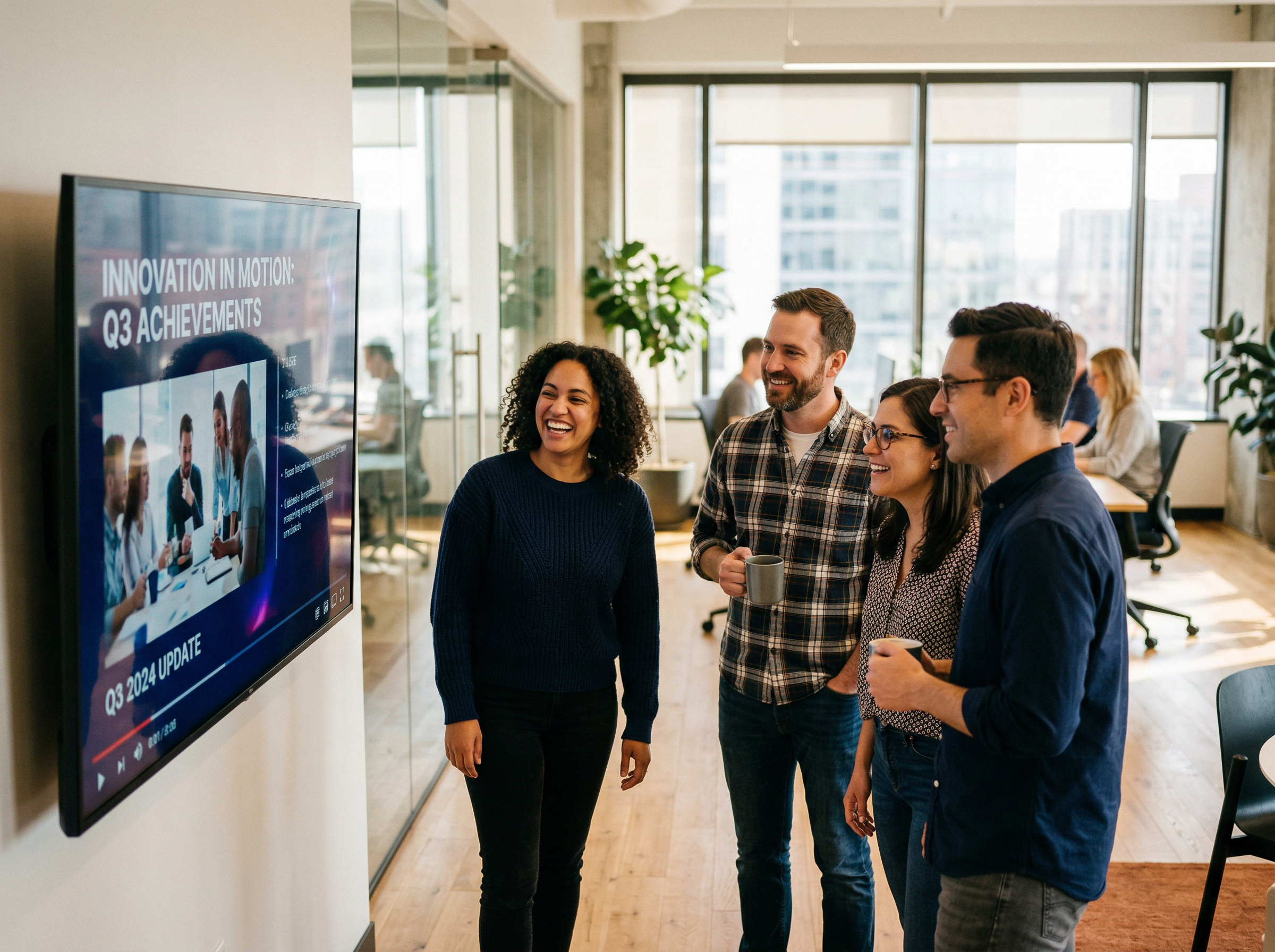 Joy with seeing your story come to life.