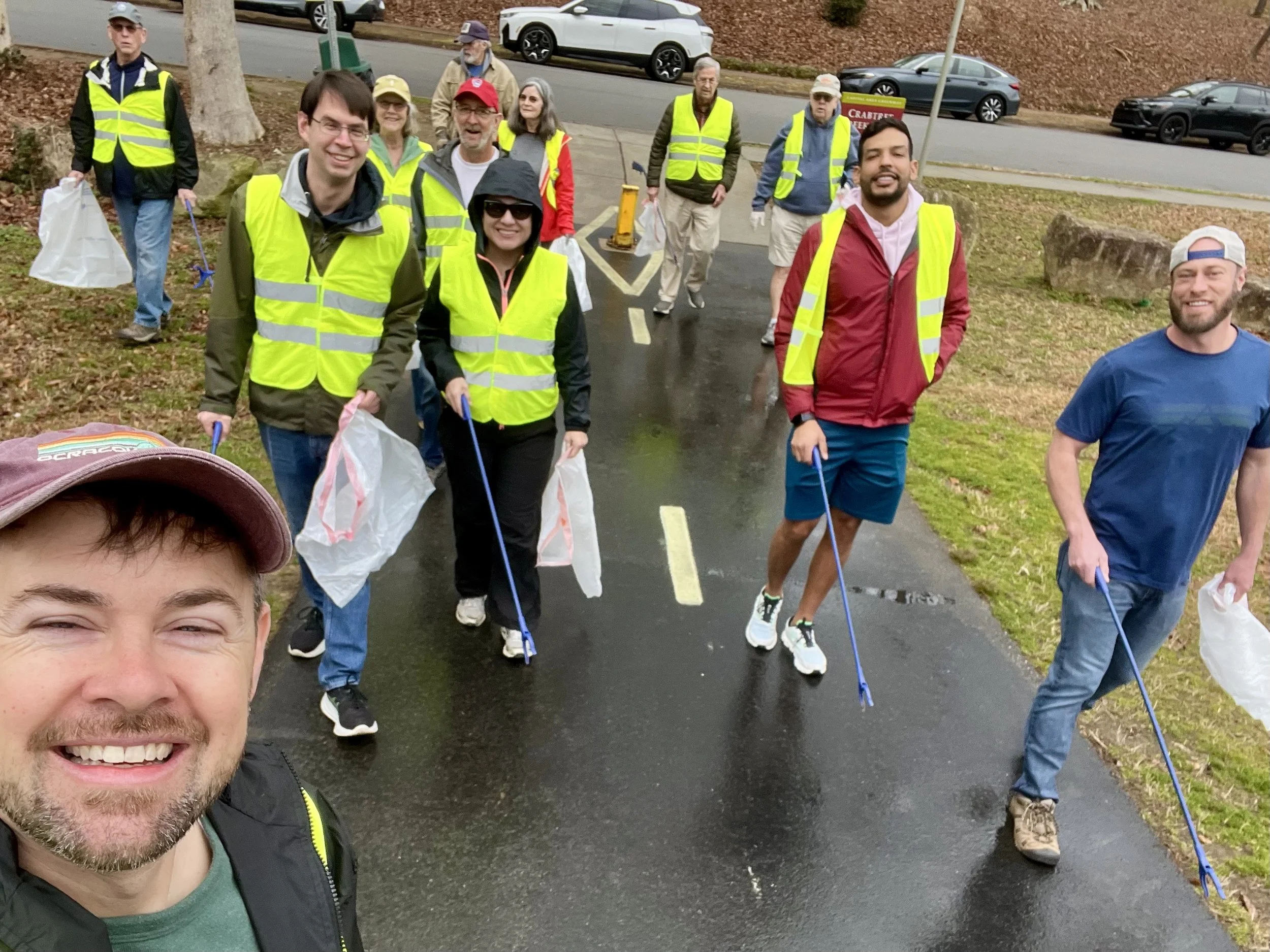 February Adopt-A-Trail Clean Up Crew