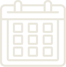 white icon of a calendar