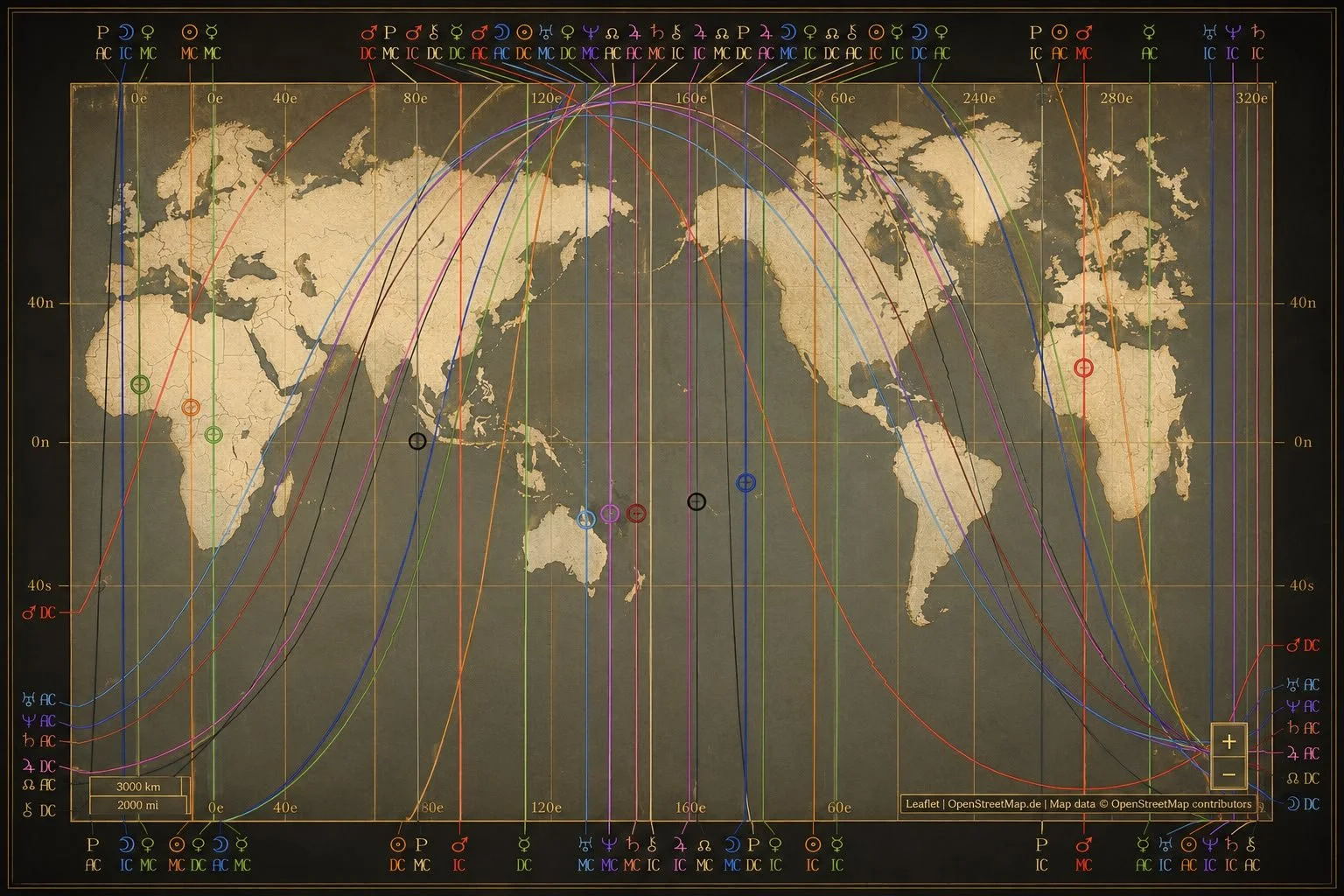 How to Read Your Astrocartography Map - What the Lines Actually Mean