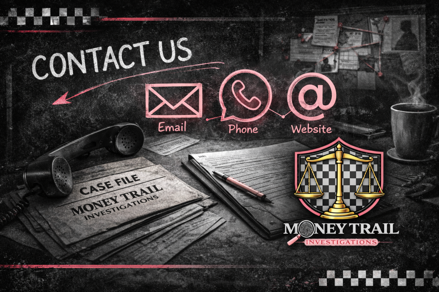 Contact Money Trail Investigations for private investigation services in Indiana including skip tracing and surveillance.