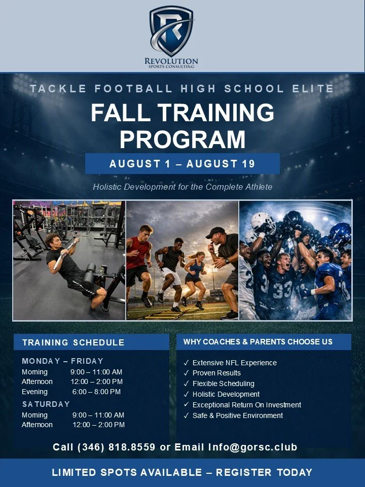 Fall Camp Prep: Next-Level Performance. Built for Every Stage of the Game.