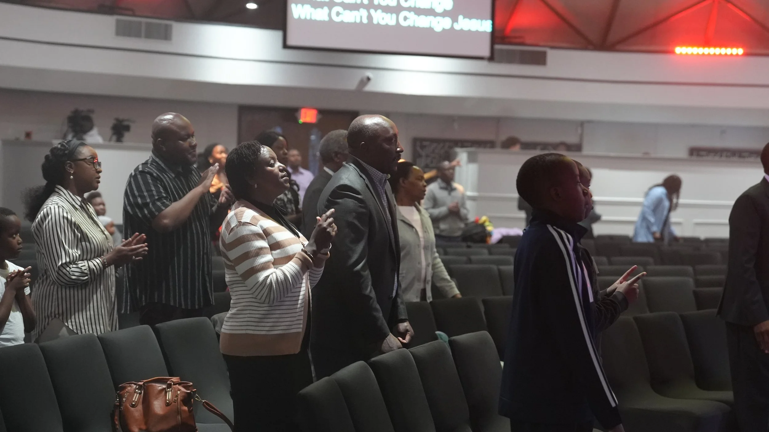 A Moment During Praise & Worship at All Nations Breakthrough Church
