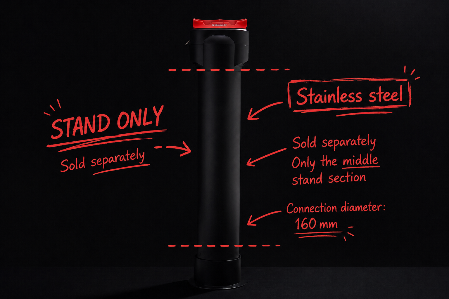 Puck Cleaner Stainless Steel Stand