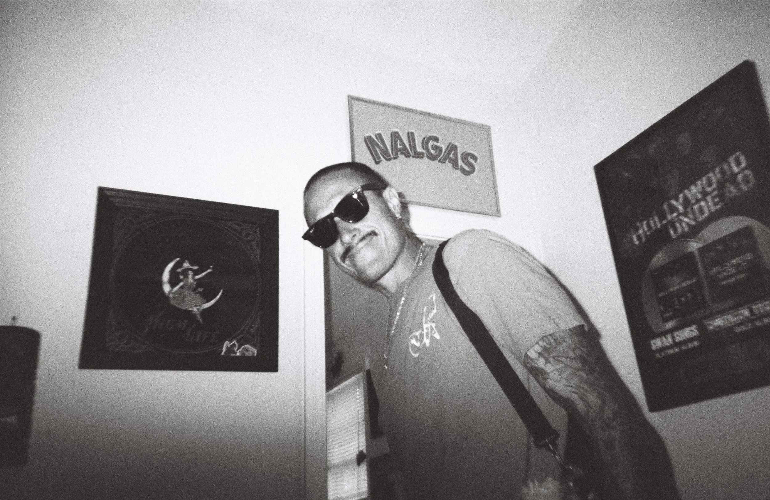 Portrait of Dylan Alvarez, Los Angeles photographer and member of Hollywood Undead.
