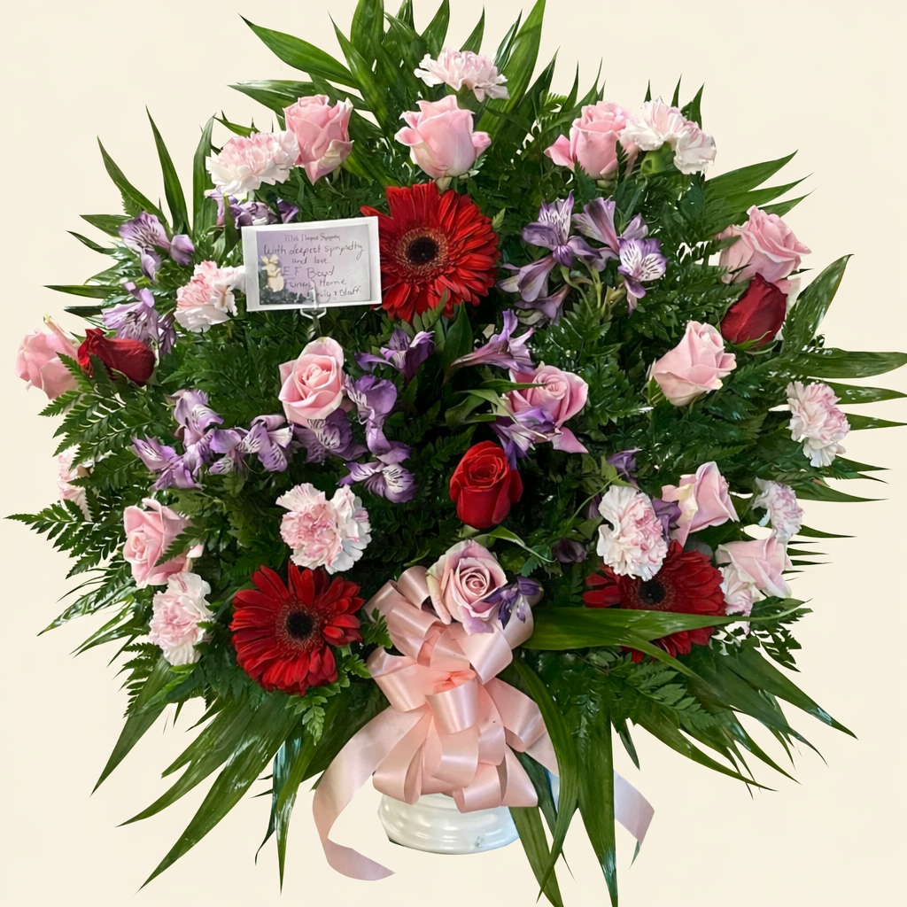 Blushing Garden Basket