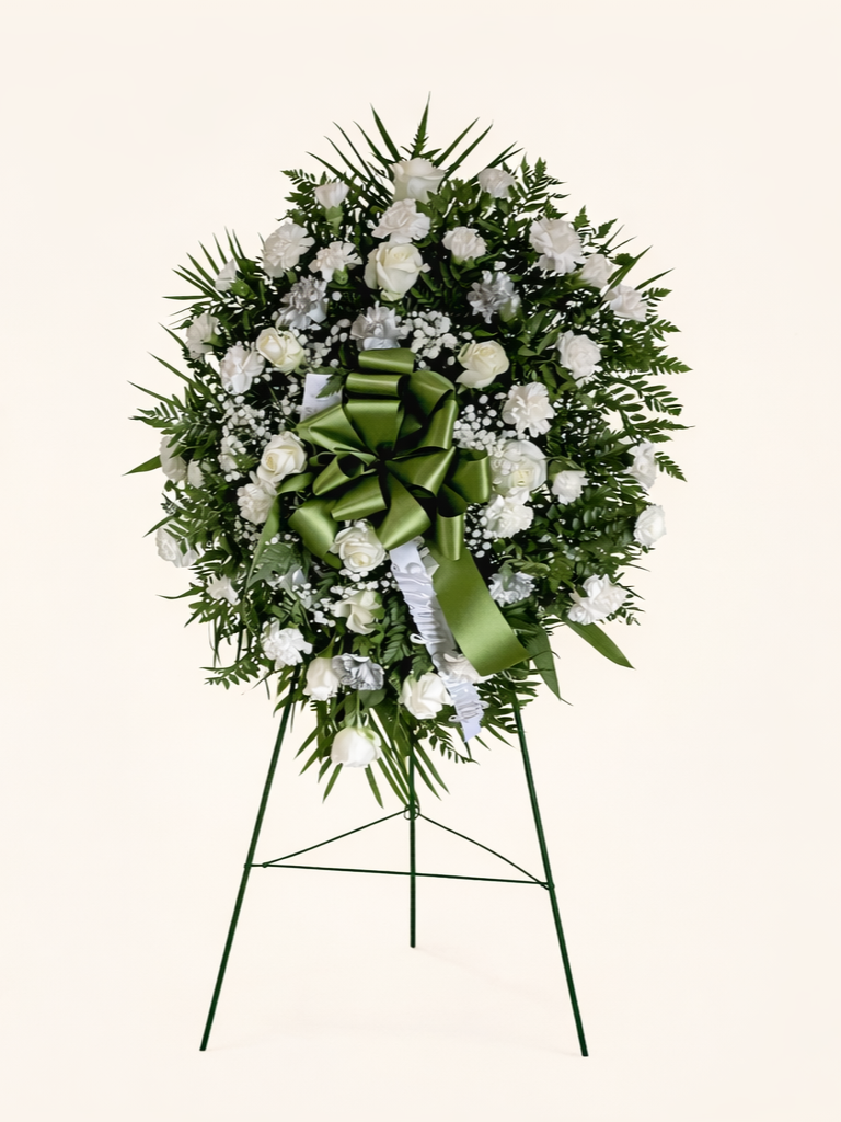 Evergreen Remembrance Standing Spray
