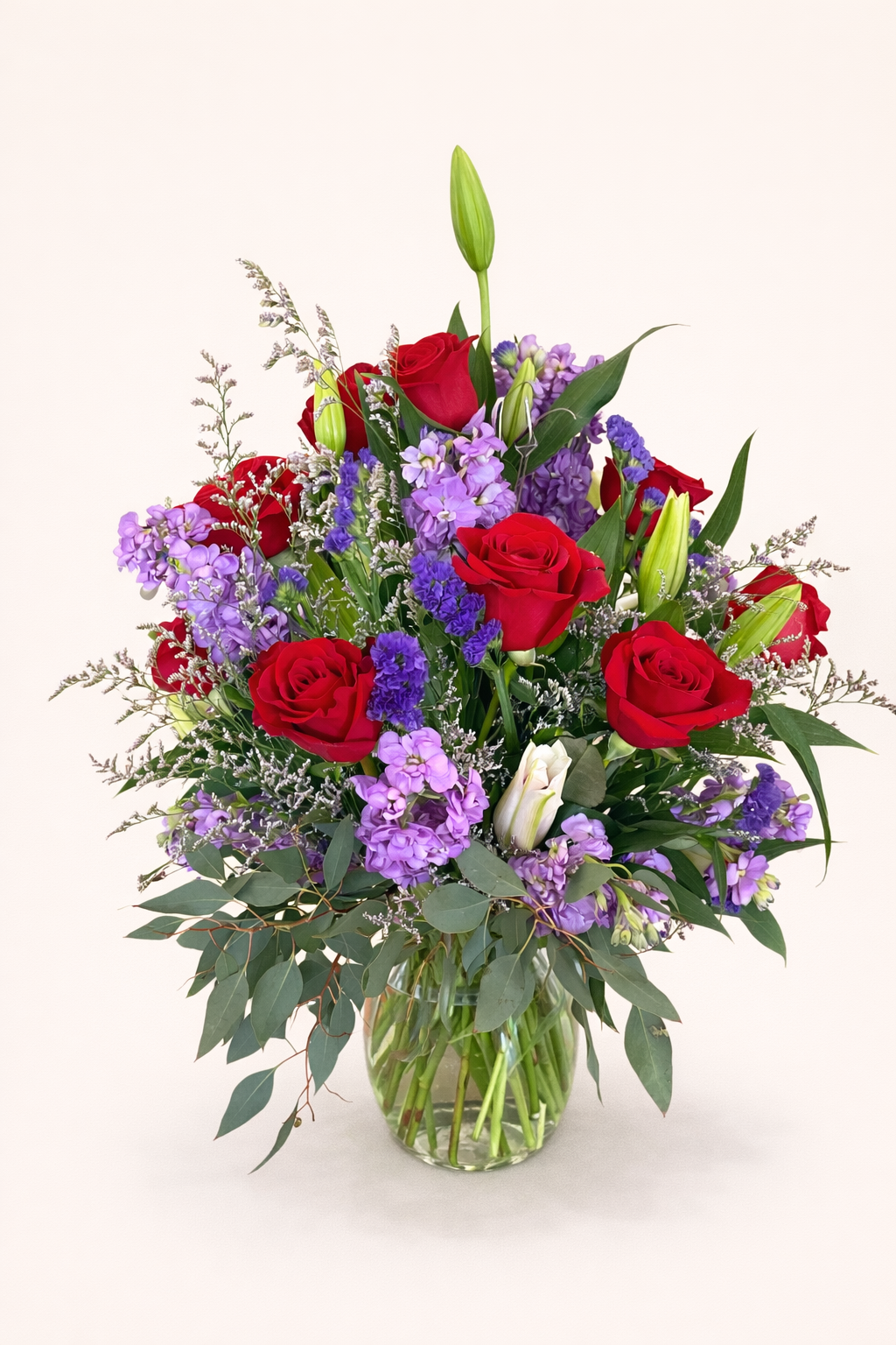 Crimson & Lavender Harmony