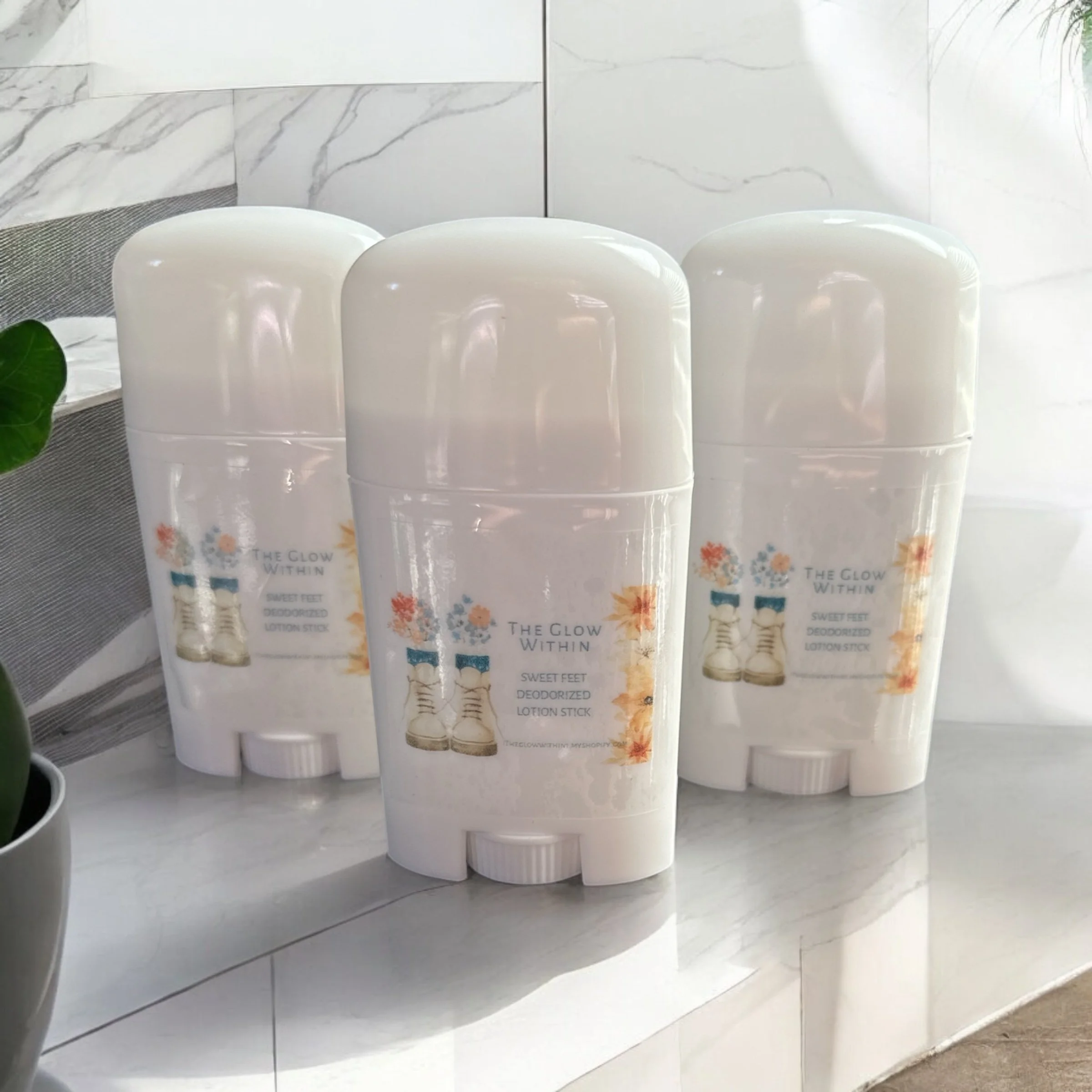 Sweet Feet Deodorized Lotion Sticks