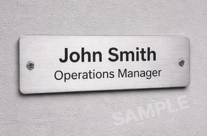 Custom Door & Office Name Plates