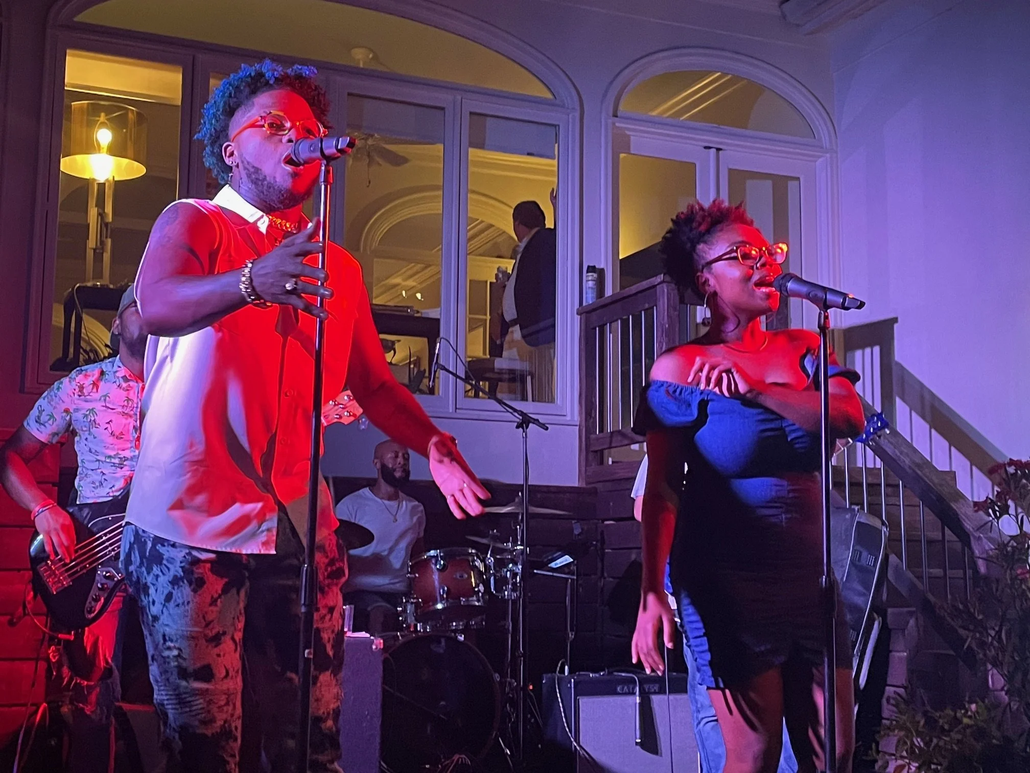 WC2D Entertainment performing live with full band and vocalists