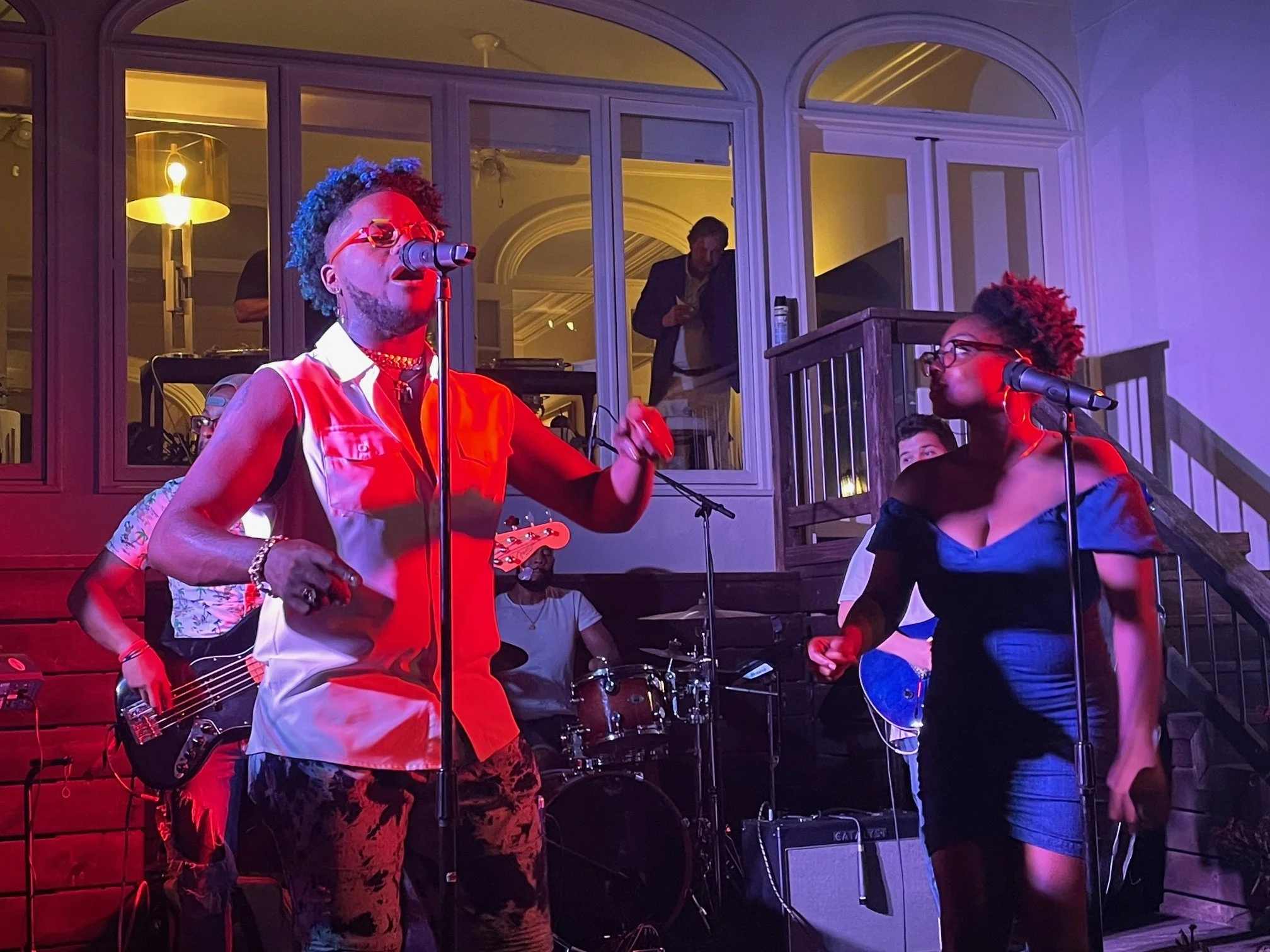 Live entertainment creating an unforgettable party atmosphere