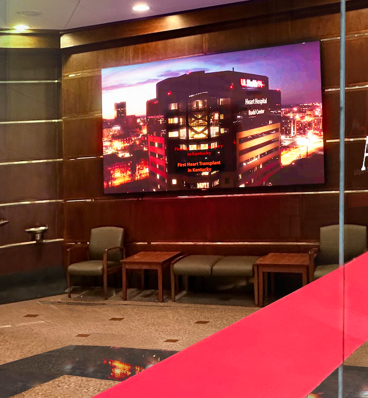 Dynamic A/V Helps Tell Patient Stories At Uofl Health Heart Hospital