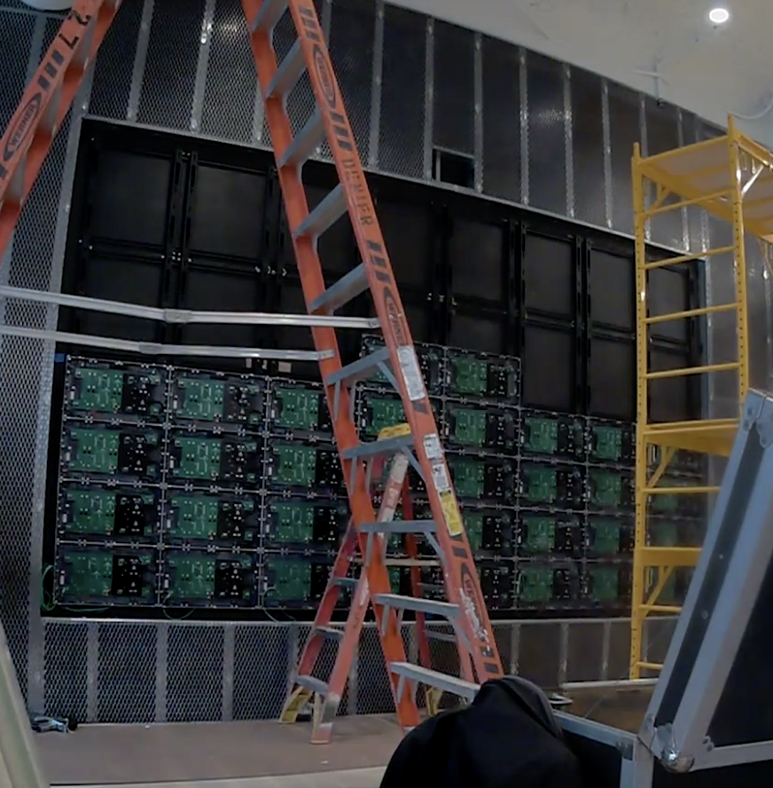 A Video Wall to Showcase the Design Work of GBBN Architects