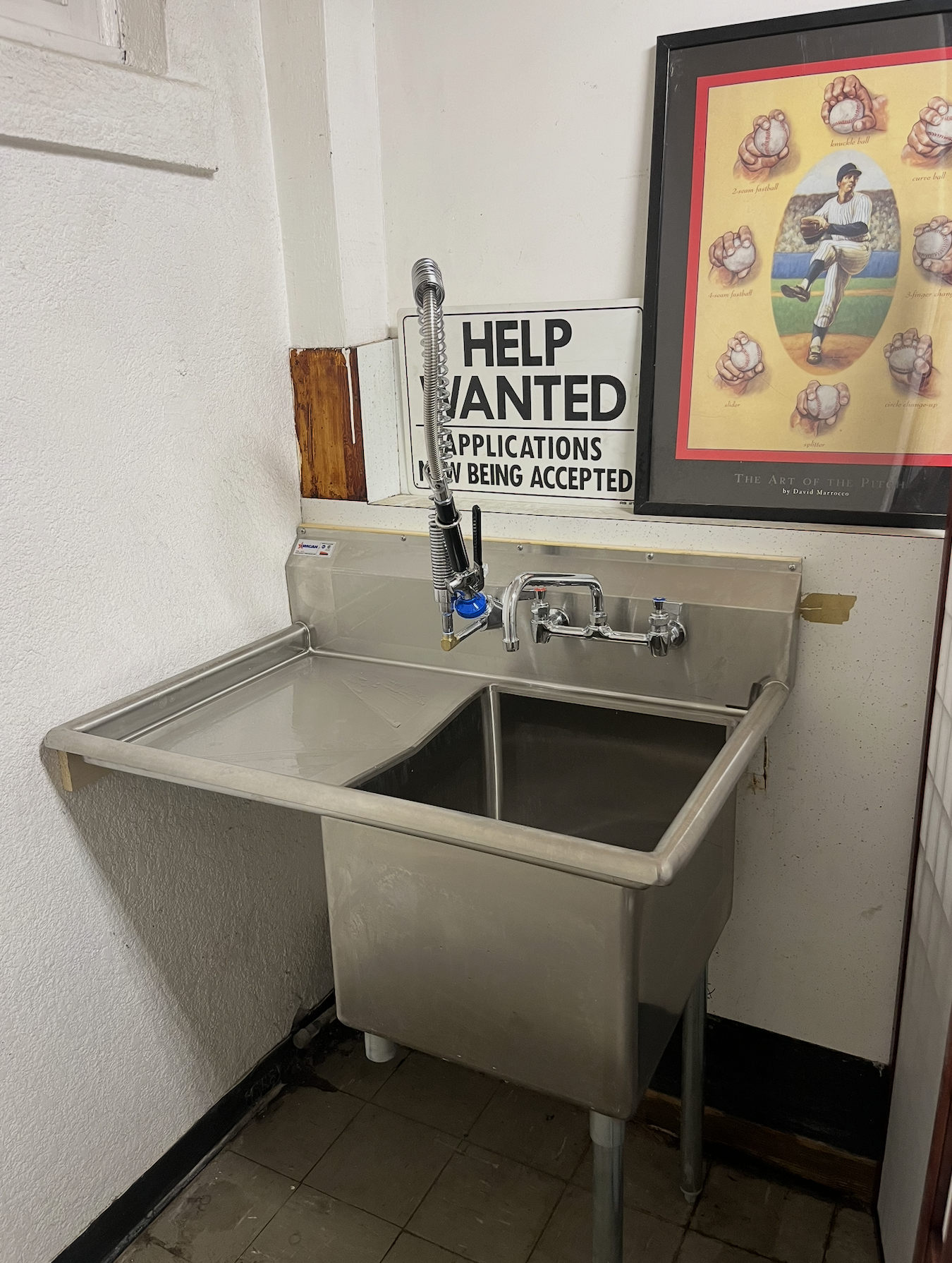Food Service Sink Installation