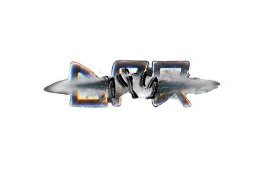 Colorful graffiti-style text spelling out 'DARK' on a white background.