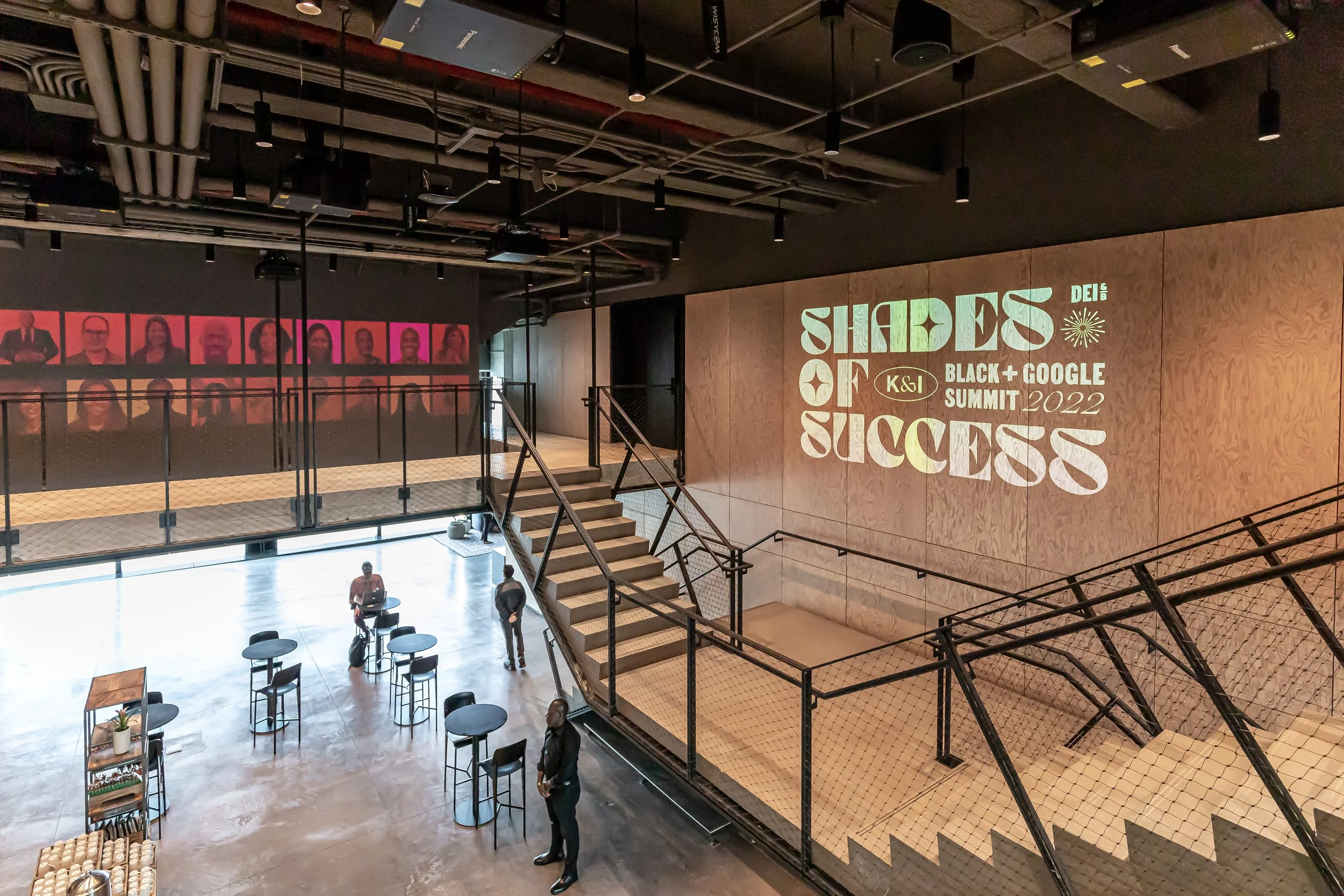 Shades of Success — Gold entrance canvas