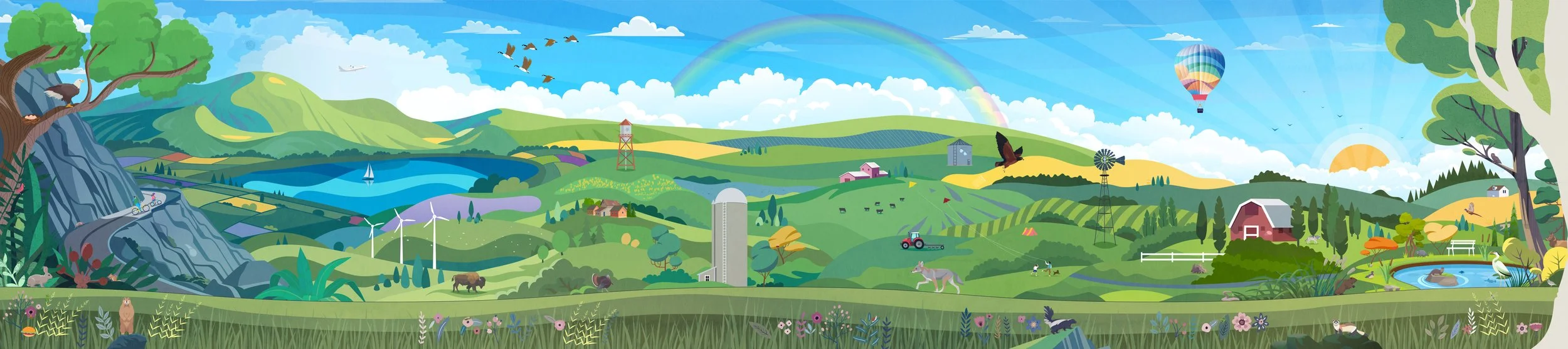 Seek and Find Illustration