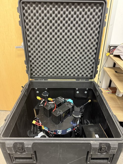 Standard package drone in field