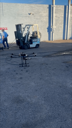 Standard package drone animation