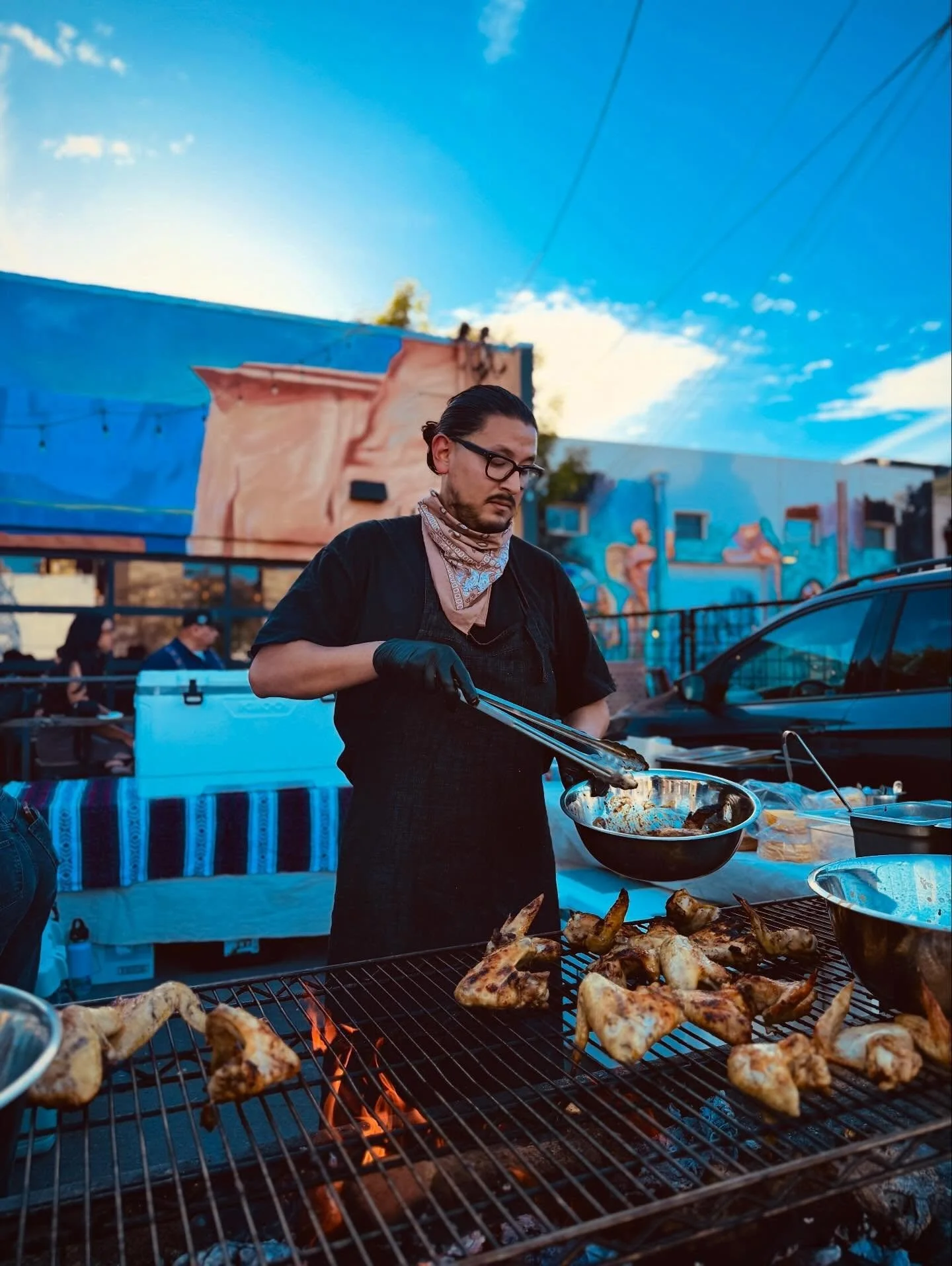 Chef Padilla Grilling Wings